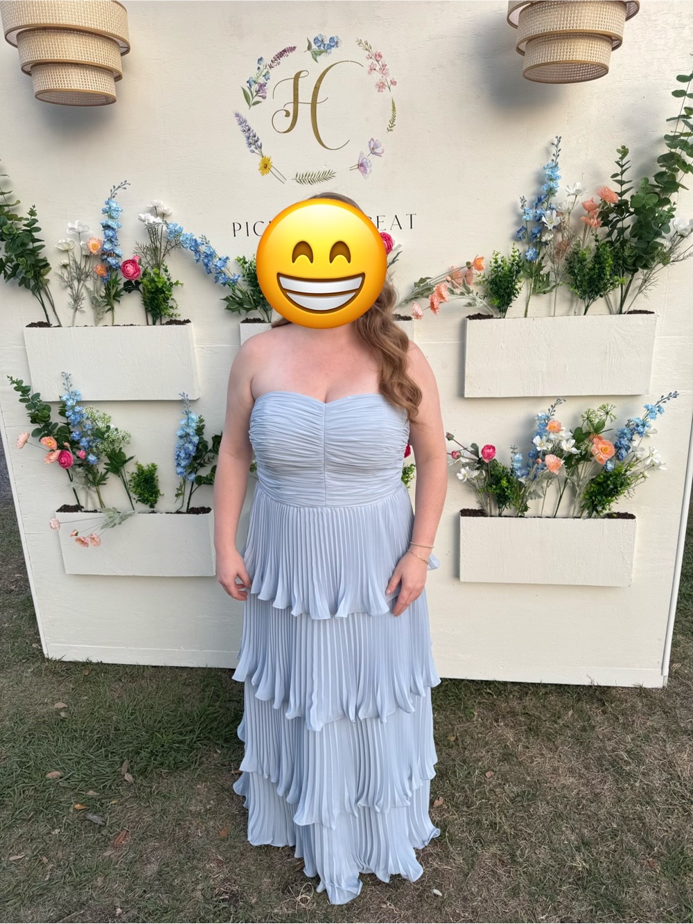 JJs House Ice Blue Bridesmaid Dress